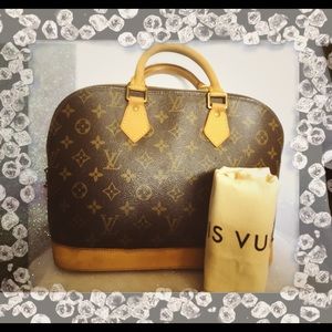 ✨LOUIS VUITTON ALMA PM +LOCK+KEY+DUST BAG FL0032 ✨
